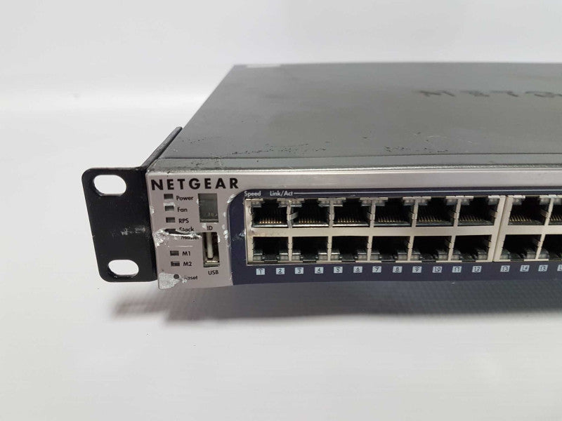 Netgear GSM7352S V2 48-Port Gigabit Ethernet Managed Network Switch / Reset Q#