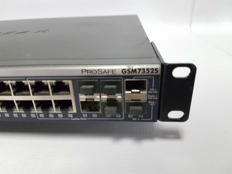 Netgear GSM7352S V2 48-Port Gigabit Ethernet Managed Network Switch / Reset Q#