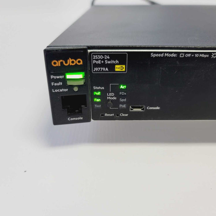 Aruba 2530G-24 PoE+ 24-Port Ethernet Switch J9779A =
