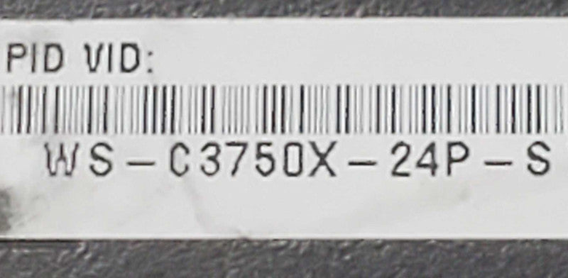 Cisco WS-C3750X-24P-S â¢ 24 Gigabit PoE Ports â¢ IP Base â¢ C3KX-NM-1G ~