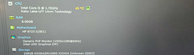 HP EliteBook 840 G7 14\\" LAPTOP i5-10310U@1.70GHz 8GB RAM 256GB  )
