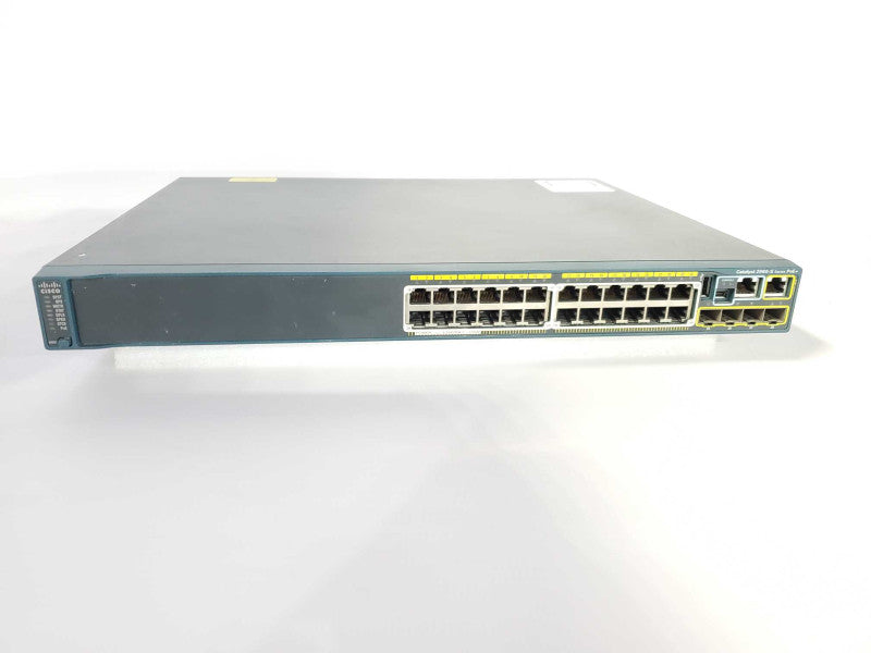 Cisco Catalyst 2960-S Series PoE WS-C2960S-24PS-L 24 Port Gigabit PoE Switch ~