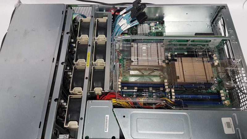 Supermicro X9DRW CSE-847 4U / 2x Xeon E5-2620 v2 @ 2.10ghz / 8gb ram / READ #