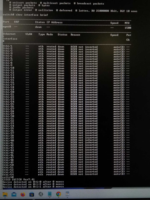 Cisco Nexus N9K-C92160YC-X 48x10G + 4x40G + 2x100G Switch _