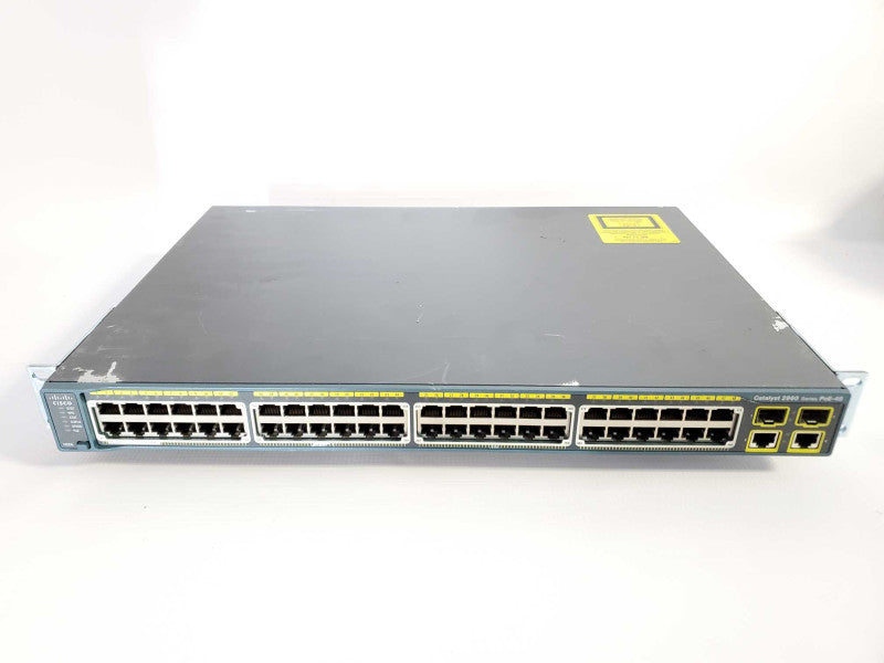Cisco Catalyst 2960 WS-C2960-48PST-L 48-Ports Rack-Mountable Switch Q(