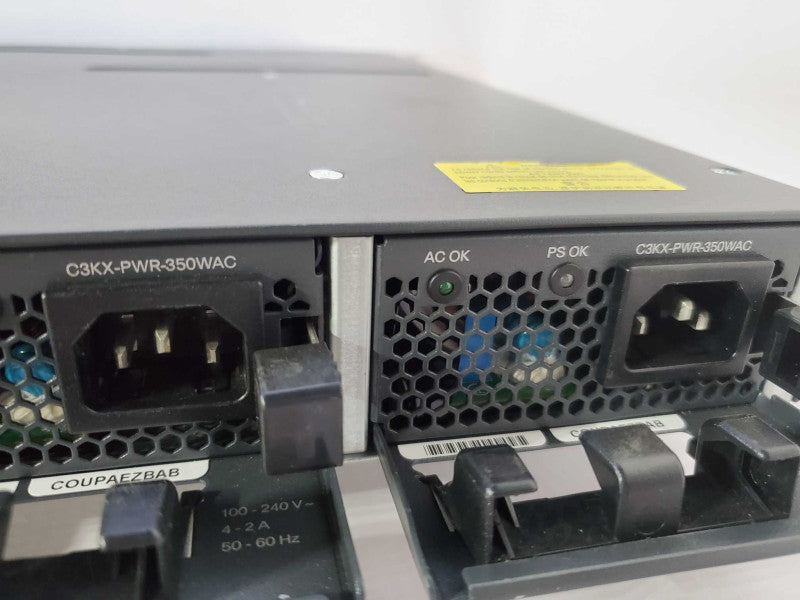 Cisco WS-C3750X-24T-S Catalyst 3750X 24 Port IP Base Gigabit Switch. ~