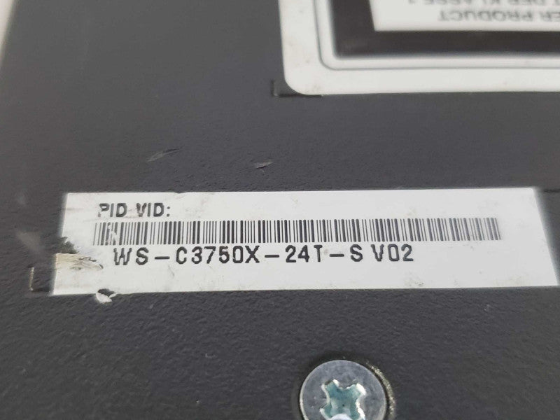 Cisco WS-C3750X-24T-S Catalyst 3750X 24 Port IP Base Gigabit Switch. ~