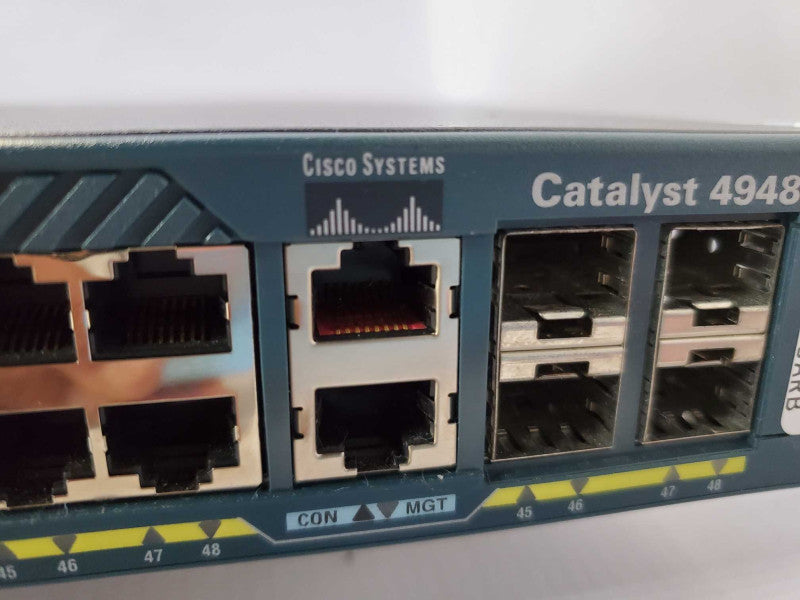 Cisco Catalyst 4948 WS-C4948E 48 Port L3 Gigabit Switch Single PSU ~