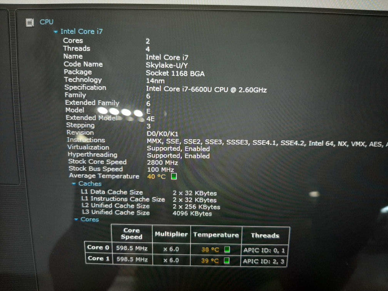 Microsoft Surface Book Intel Core i7 6600U 2.60GHz 8GB RAM 256GB SSD No AC $