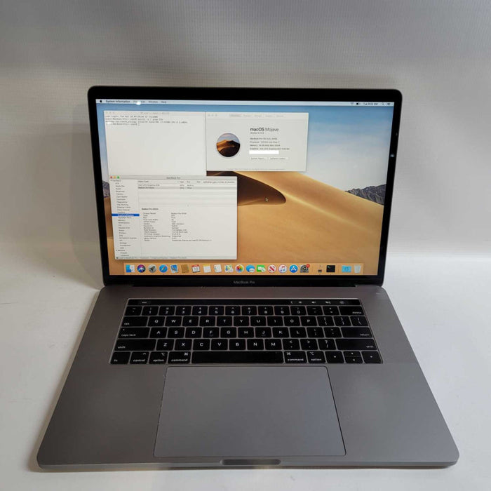 Apple MacBook Pro(15-inch, 2019) i7-9750H@2.60GHz 16GB RAM 256GB SSD =
