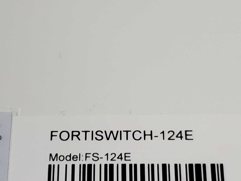 Fortinet FS-124E-FPOE FortiSwitch 124E-FPOE Layer 2+ Managed POE Switch Q~