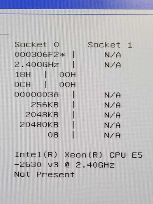 Cisco UCS C220 M4 1x Xeon E5-2630(v3) 2.4GHz 8C/32GB ECC, 12G SAS RAID No HDD ~