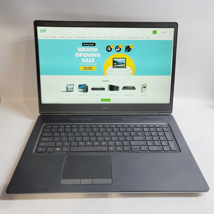 Dell Precision 7750 17\\"FHD I7-10850H 512GB NVME 64GB RAM RTX 4000 READ =