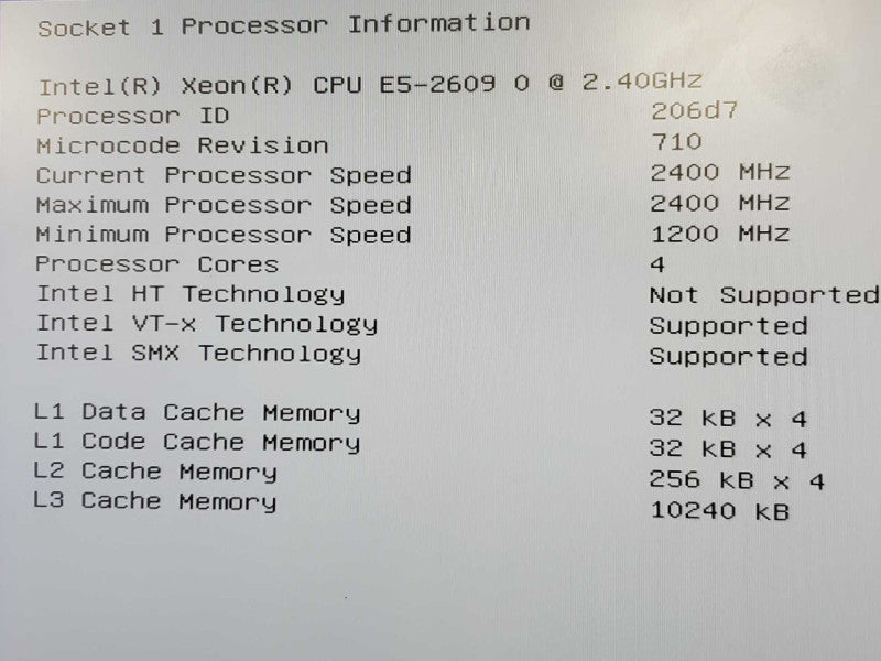 Cisco UCS C220 M3 1x Xeon E5-2609 2.4GHz QC/16GB ECC, No HDDs/RAID Q~