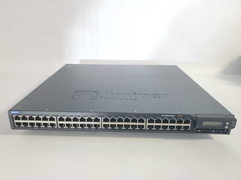 Juniper EX4200-48T 48P 1GbE 8P 130W PoE Switch Q(