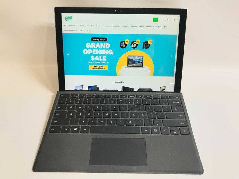 Microsoft Surface Pro 4, i5-6300U, 8GB RAM, 256GB M.2 **NO AC ADAPTER  Q