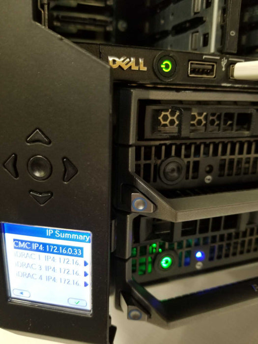 Dell PE M630 VRTX Rack 4x M630 blades each w/ 2x Xeon E5-2690v4 32GB DDR4 SEE _