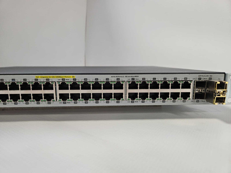 HP 2530-48G J9772A PoE+ 48 Ports 4 Port SFP Gigabit Ethernet Switch Q)