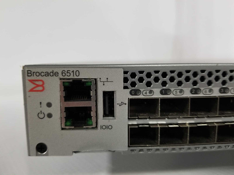 Brocade DL-6510-24-16G-F 16GB FC SAN Switch 48-Port active, Read Q_