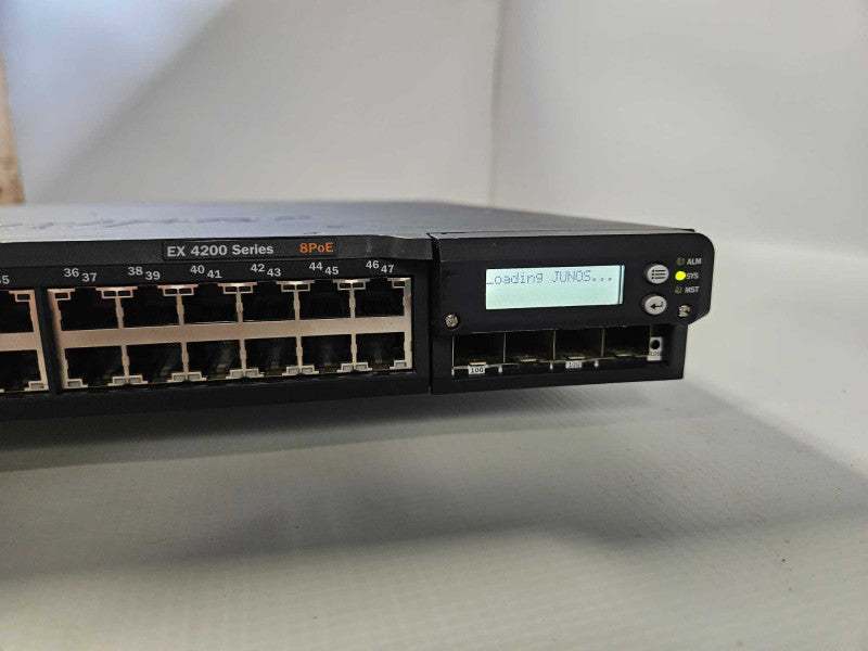 Juniper EX4200-48T 48P 1GbE 8P 130W PoE Switch Q)