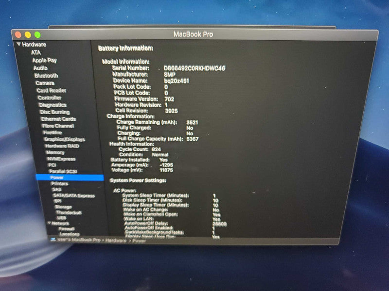 MacBook Pro 2016 15\\" Core i7-6700HQ @ 2.6GHz 16GB DDR3 500GB SSD R450 2GB Q(