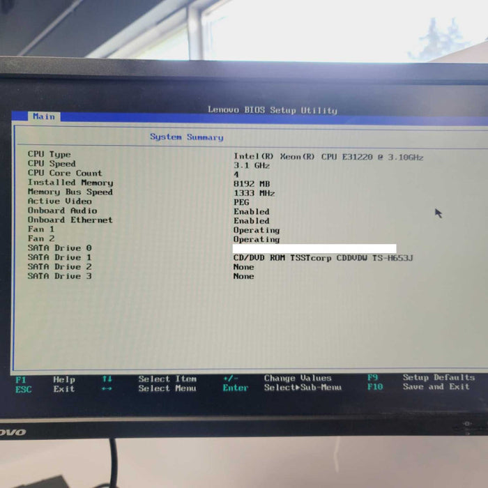 Lenovo ThinkStation E30 Xeon E3-1220@3.1GHz 8GB RAM Quadro 600 Q=