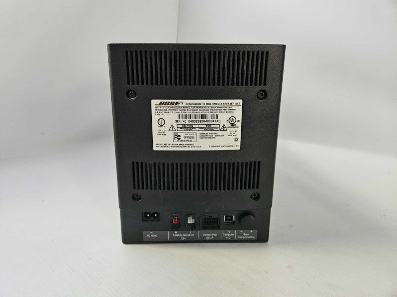 Bose Companion 5 Multimedia Speaker System Subwoofer Only AS-IS )