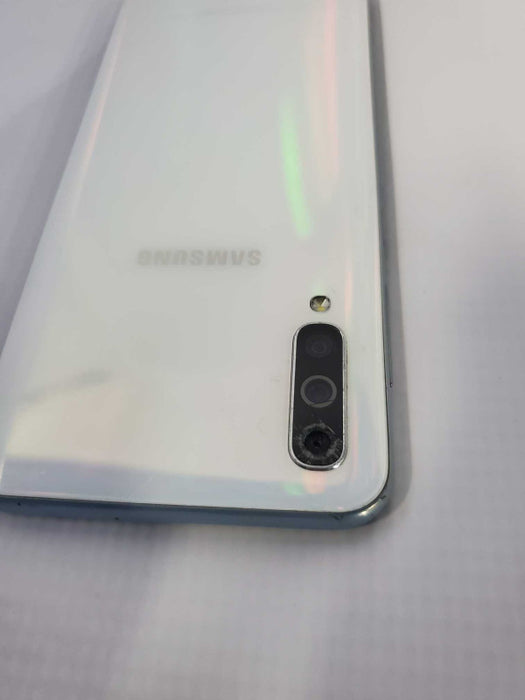 Samsung Galaxy A50 SM-A505W - 64GB - White (Unlocked) (Single SIM) READ ~