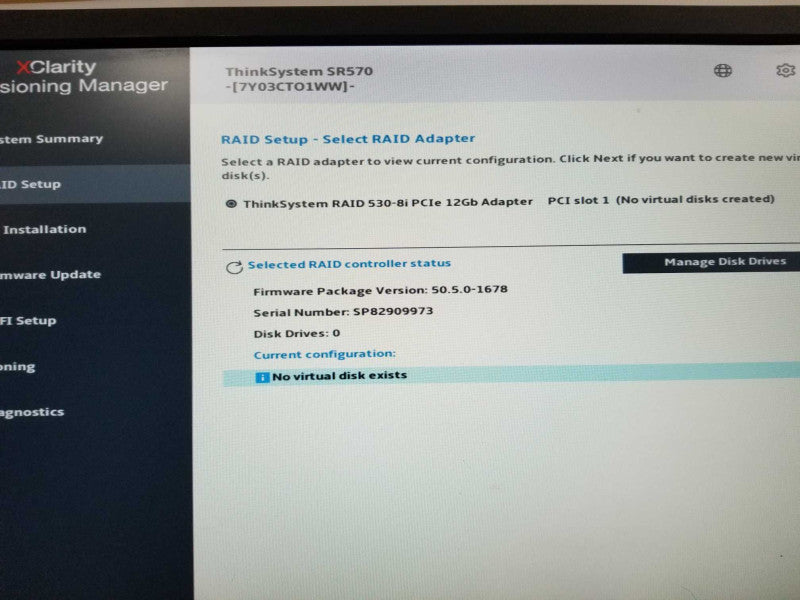 Lenovo TS SR570, 2x Xeon Silver 4110 2.1GHz,  64GB, 530-8I 12Gb RAID, 1x PSU _