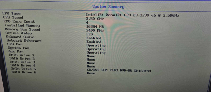 Lenovo ThinkStation P320 Xeon E3-1230 v6 @ 3.50GHz 16GB DDR4 Quadro P400 )