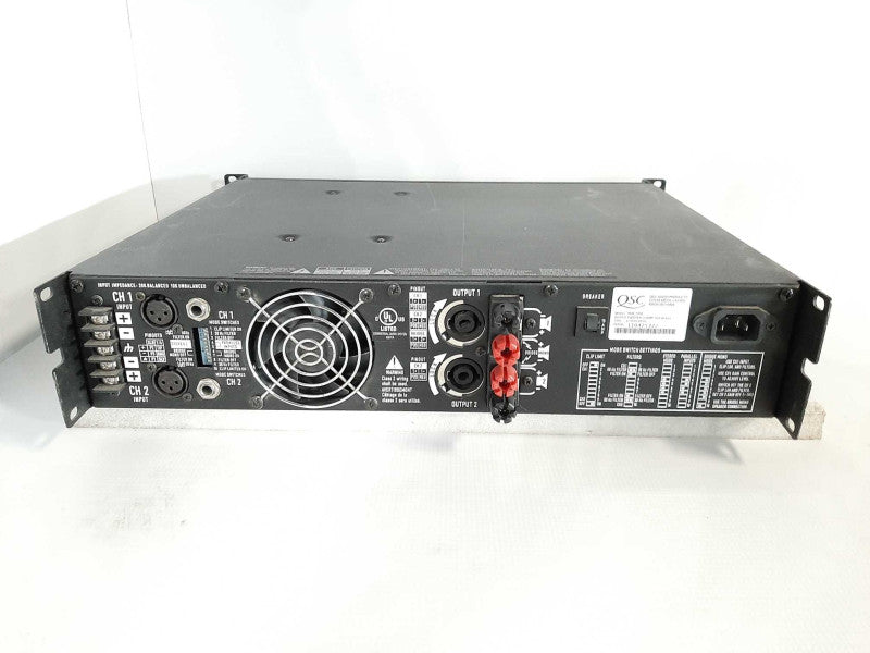 QSC RMX2450 2-Channel Professional Power Amplifier 2400W Rack Mountable $