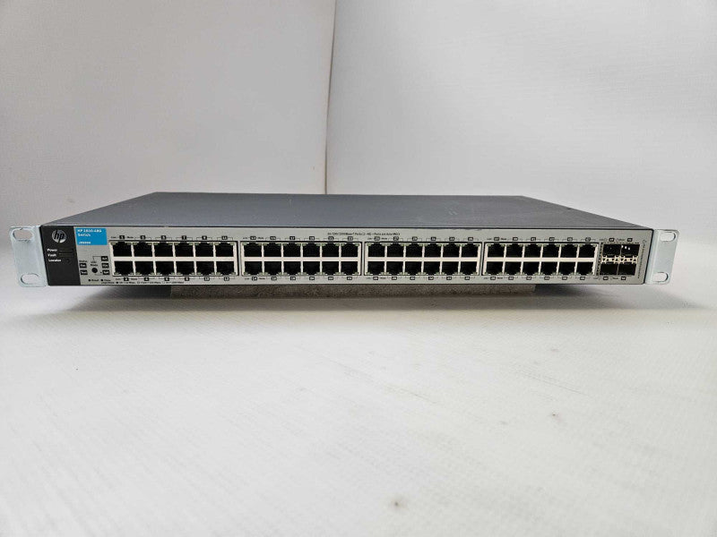 HP J9660A 1810-48G 48 Port Gigabit Network Switch with Rack Mount Ears )