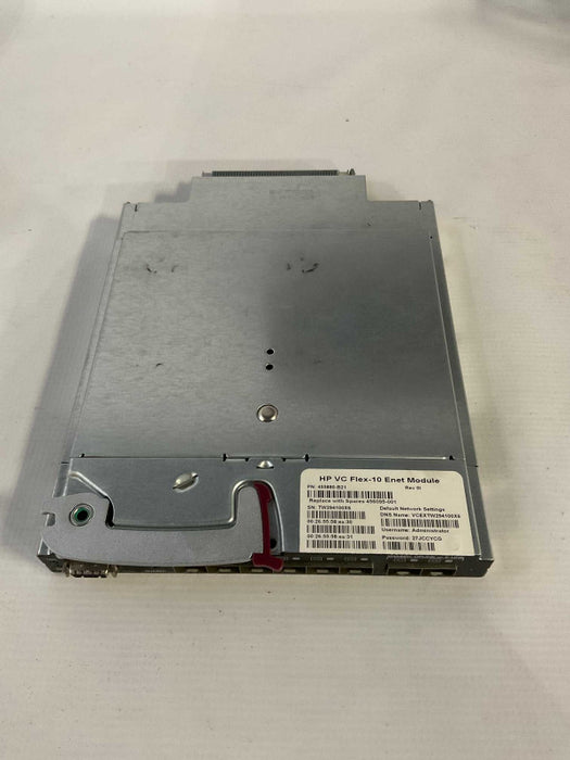 HPE 455880-B21 virtual connect flex-10 10Gb Ethernet module Q-