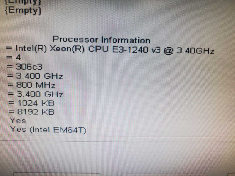 Dell Precision T1700 Xeon E3-1240 v3 0GB DDR3 No HDD |