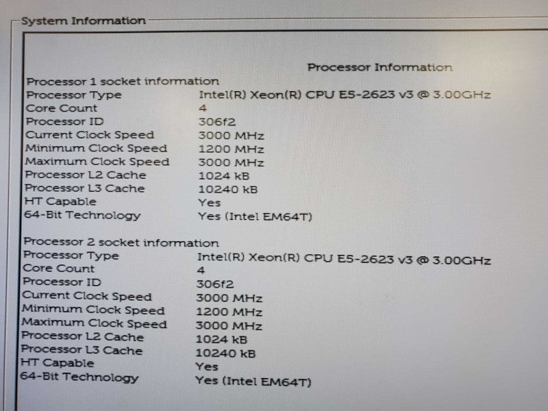 Dell Precision T7810 2x Xeon E5-2623(V3) 3.0GHz/ 16GB no HDDs  NVS510 Q~
