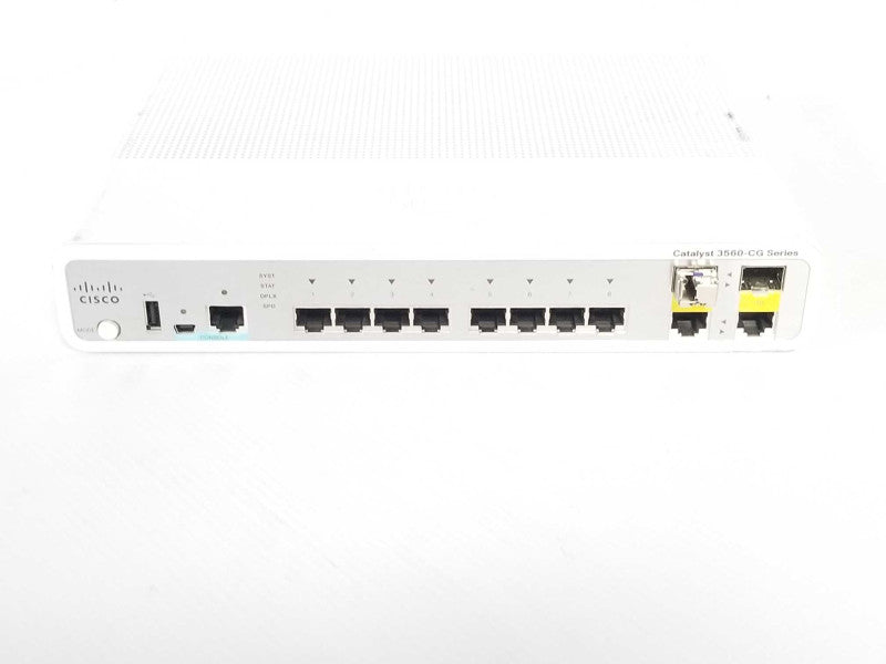 Cisco WS-C3560CG-8TC-S 8-Port Gigabit Compact Switch 2x Dual UPLINK, IP BASE _