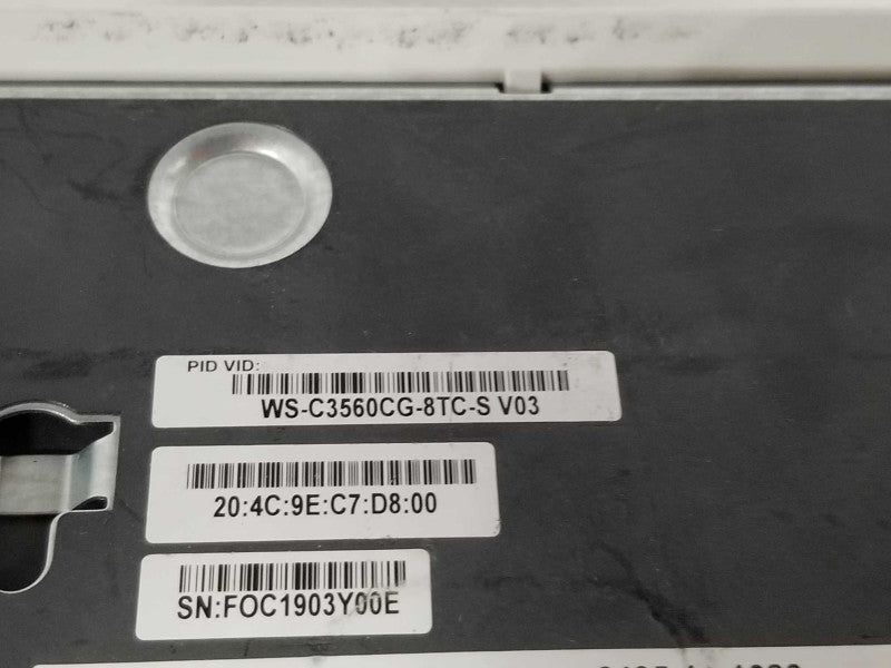 Cisco WS-C3560CG-8TC-S 8-Port Gigabit Compact Switch 2x Dual UPLINK, IP BASE _