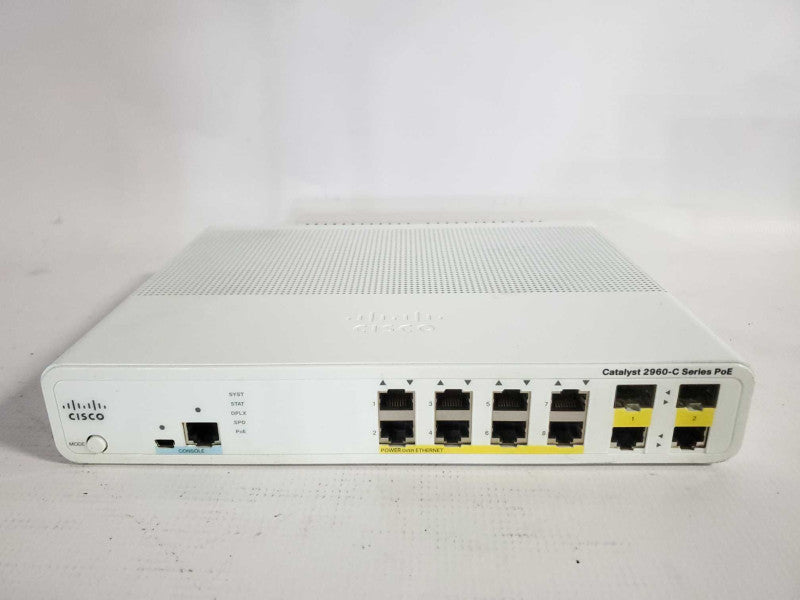 Cisco Catalyst 2960-C Series PoE 8-Ports + 2 SFP Q(