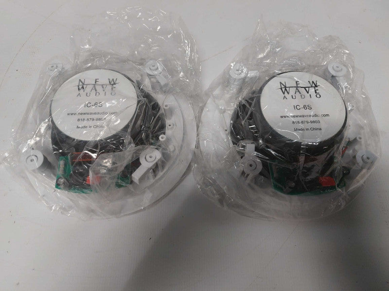 Speakers -New Wave Audio, IC-6S, Wall or Ceiling Speaker, Round