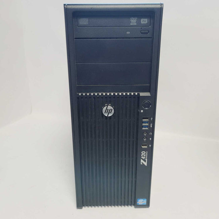 HP Z420 workstation E5-1620 v2 @ 3.70ghz 8GB RAM Quadro K2000D No HDD Q=