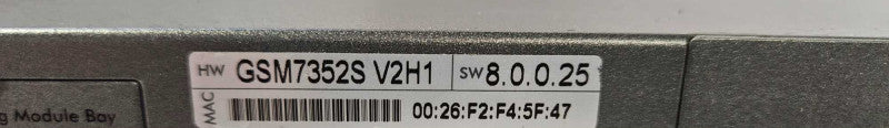 Netgear GSM7352S V2H1 Gigabit L3 Managed Switch *READ* )