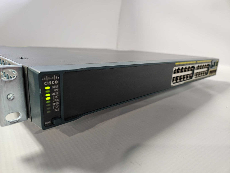 Cisco 2960-S WS-C2960S-24PS-L V04 PoE+ 24-Port Gigabit Managed Network Switch )