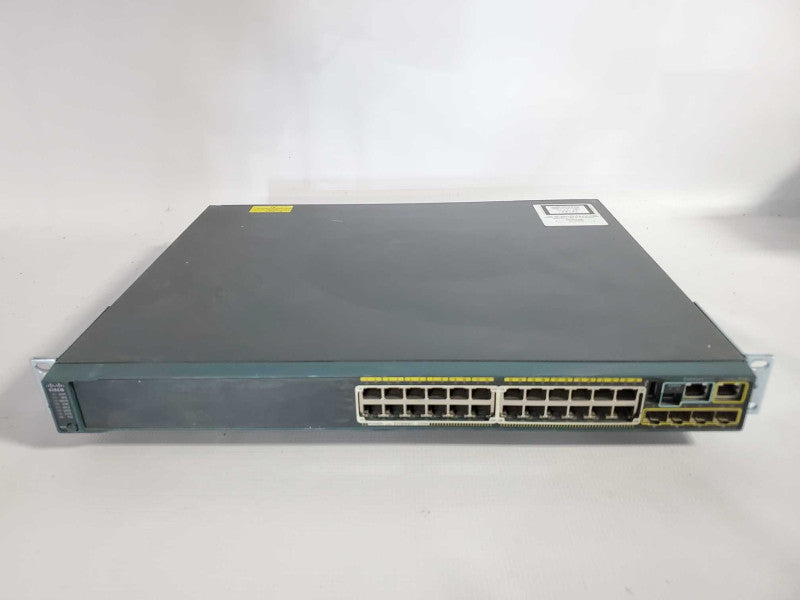Cisco Catalyst 2960-S Series PoE WS-C2960S-24PS-L 24 Port Gigabit PoE Switch (