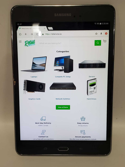 Samsung Galaxy Tab A SM-T350 16GB, Wi-Fi, 8\\" - Titanium Grey Q~