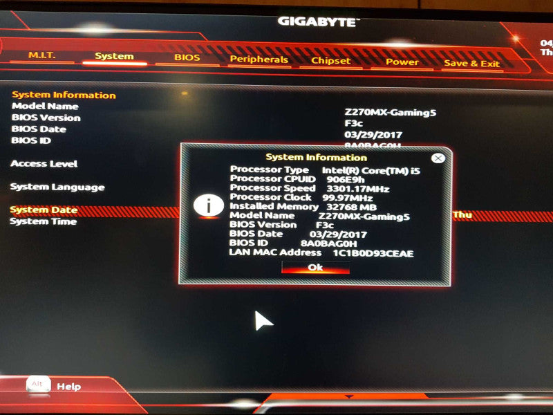 Custom PC Intel Core i5-7400 @ 3.00 GHZ 32GB DDR4 NO HDD