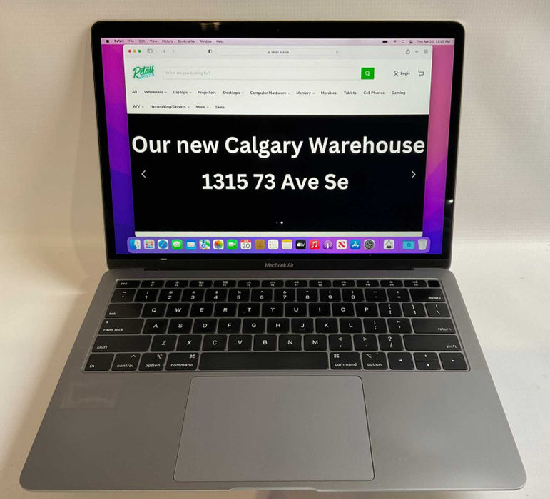 MacBook Air Retina 13-inch 2018 with i5-8210Y CPU 16GB RAM 250GB Storeage -