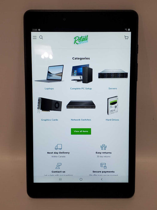 Samsung Galaxy Tab A (2019) SM-T290 32GB, Wi-Fi, 8\\" - Black ~
