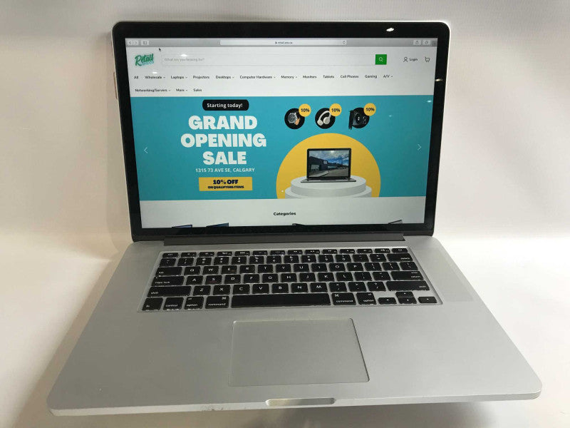 MacBook Pro 2015 (A1398) 15\\" i7 @ 2.8GHz, 16GB DDR3, Iris Pro, 512GB Storage