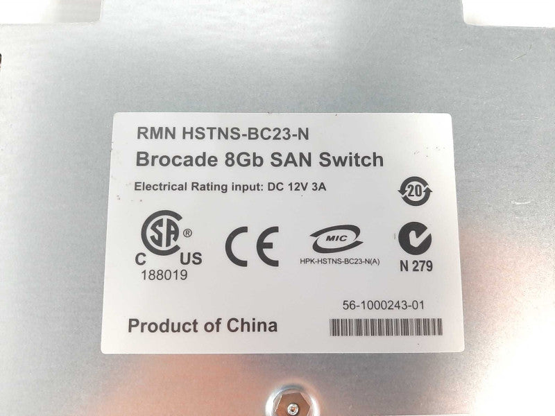 HP AJ822A 8/24c Power Pack 8Gbps SAN Switch - Brocade RMN HSTNS-BC23-N - Inc READ  Q$