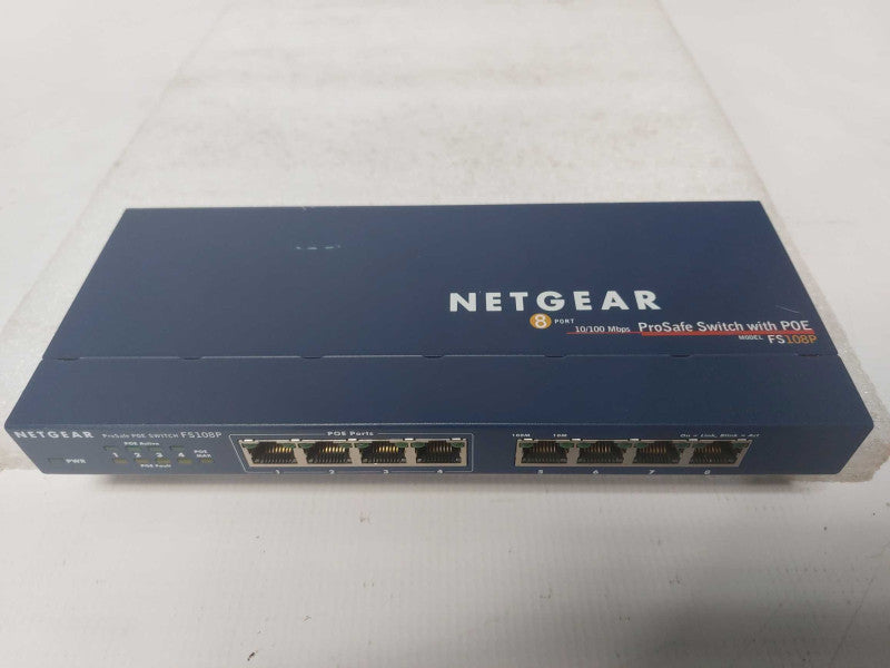 NetGear ProSafe FS108P 8-Port Ethernet PoE Switch
